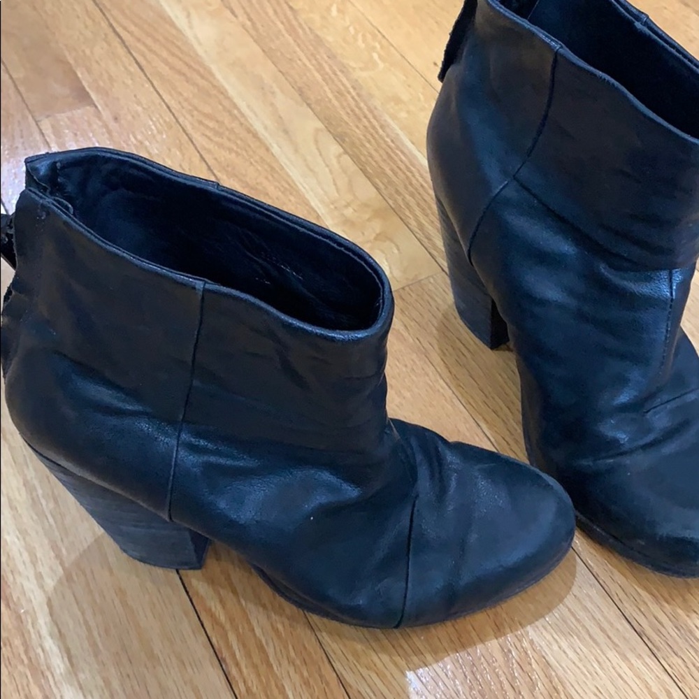 Rag & Bone Newbury black booties